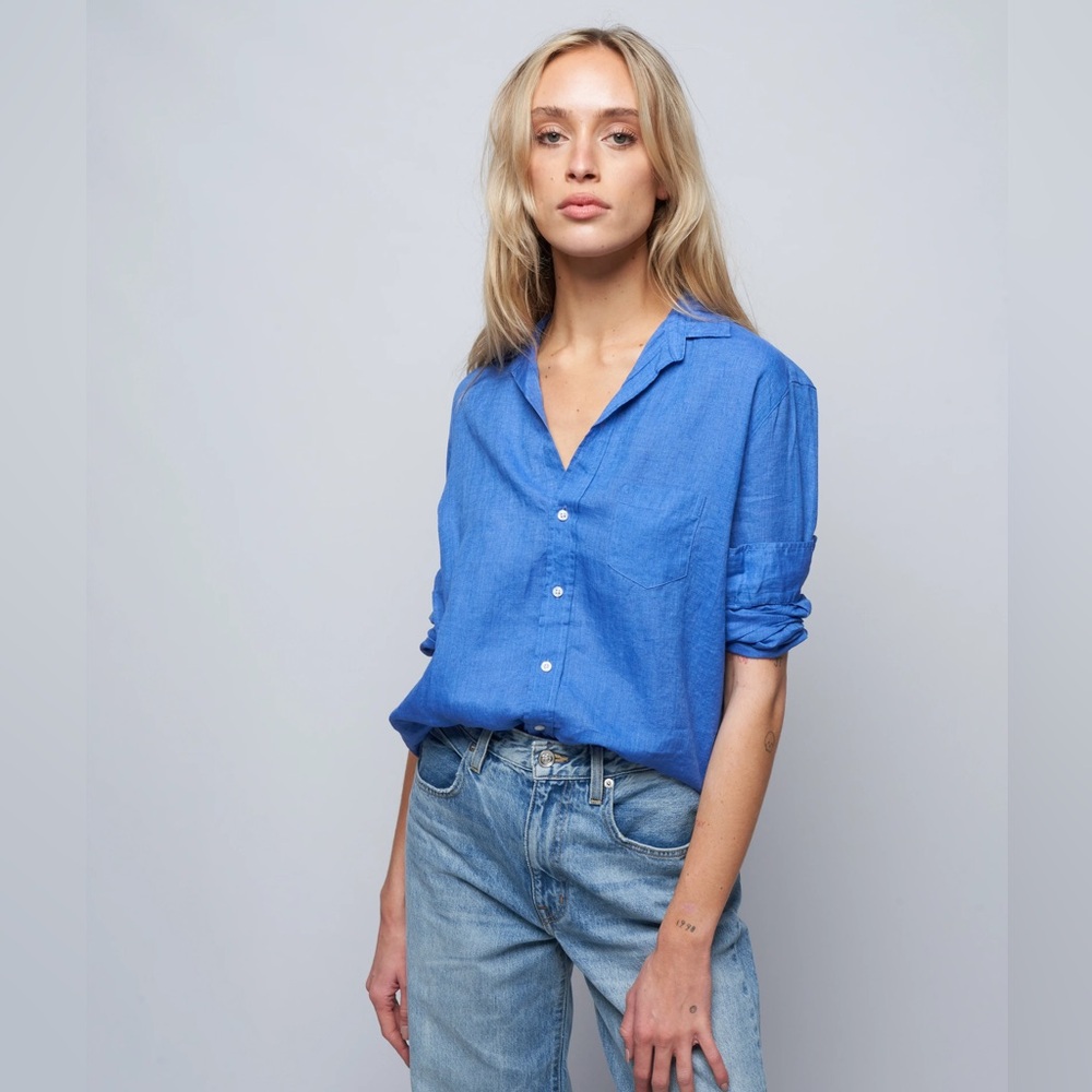 Frank & Eileen Blue Button-Down Eileen Shirt - image 1